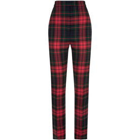 Burberry+Tartan+Trousers